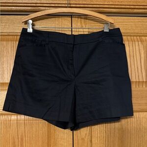 White House Black Market Black Bermuda Shorts Tailored Style